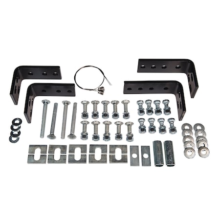 Husky Towing Husky Towing 31622; Bracket Kit; 10-Bolt Rail Install; Bolt-On Steel 31622